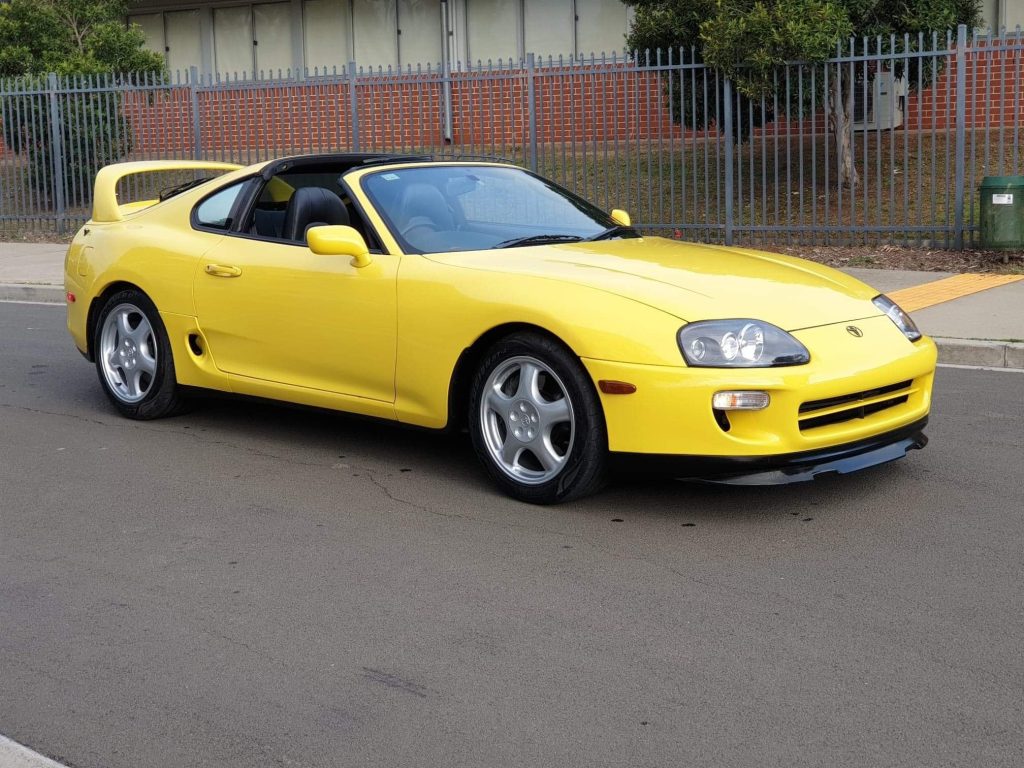 Rare Solar Yellow Toyota Supra SZ Aerotop